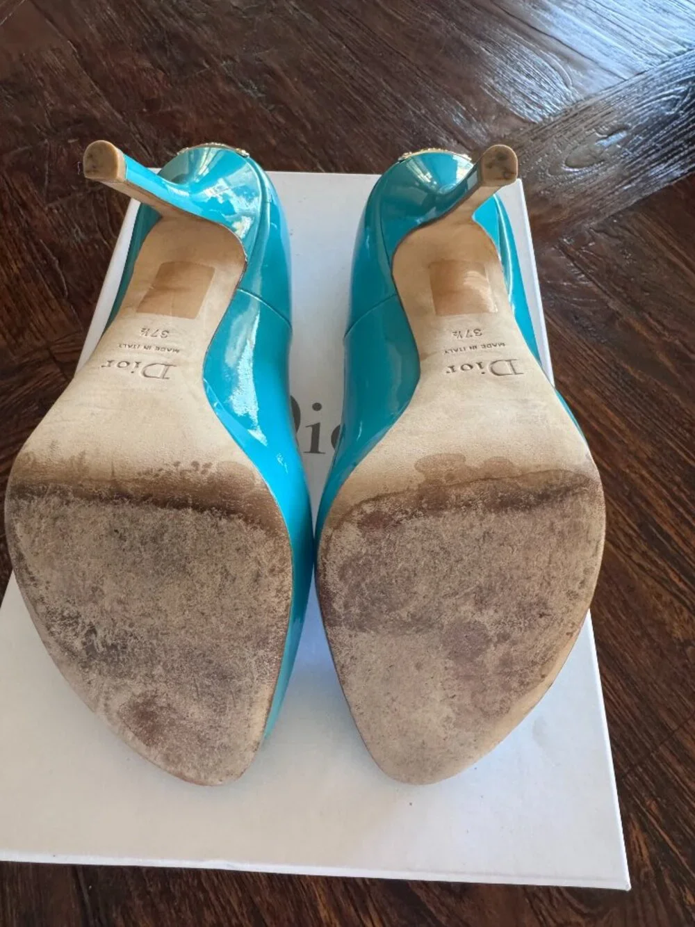 Dior turquoise miss